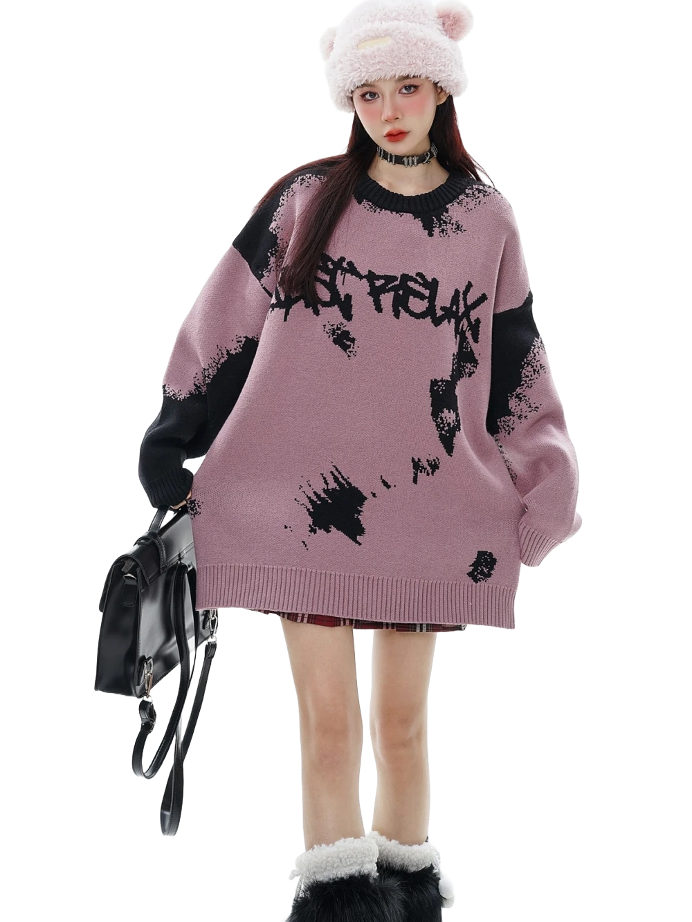 'Relax' Oversized Knit Sweater