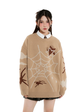 Load image into Gallery viewer, Spider Friend Oversized Knit Sweater