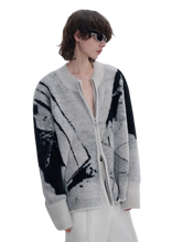 Load image into Gallery viewer, &#39;Lupus&#39; Dual Zip Knit Cardigan