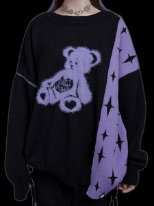 Star Bear Knit Sweater