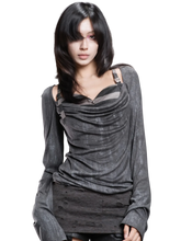 Load image into Gallery viewer, 'Nightfall' Two-Piece Long Sleeve Tee