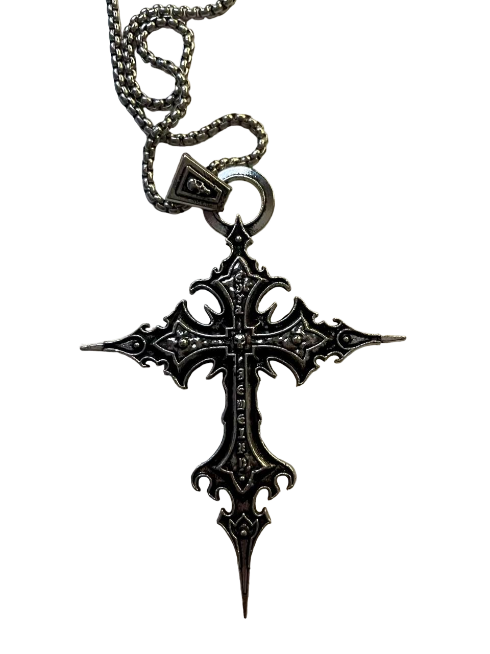 Die Last' Metal Cross Pendant | DYSTOPIɅN ™️ – DYSTOPIɅN ™ Die Last' Metal Cross Pendant | DYSTOPIɅN ™️ – DYSTOPIɅN ™