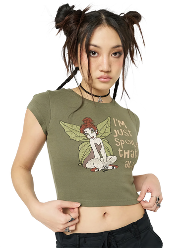 'Spoiled' Fairy Crop T-Shirt