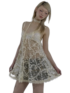 Ethereal Grunge Lace Layer Dress