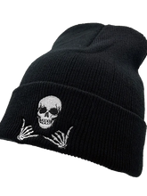 Load image into Gallery viewer, Skull Shaka Knit Beanie