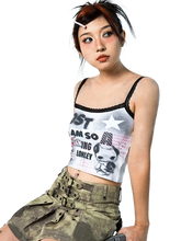 Load image into Gallery viewer, &#39;Lost&#39; Retro Grunge Cami Tank Top