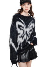 Load image into Gallery viewer, Chaos Theory Fuzzy Knit Sweater