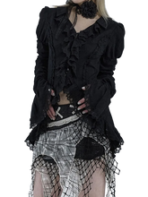 Load image into Gallery viewer, &#39;Midnight&#39; Gothic Lace Blouse