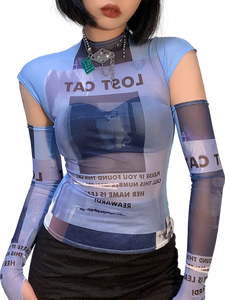 'Lost Cat' Glove-Enhanced Tee