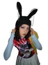 Load image into Gallery viewer, Chained Rabbit Ear Beanie