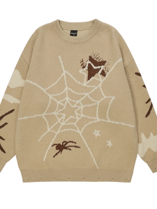 Spider Friend Oversized Knit Sweater