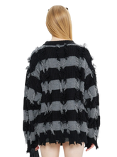 Load image into Gallery viewer, &#39;Enigma&#39; Striped Knit Sweater