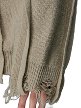 Load image into Gallery viewer, Distressed Loop-Textured Sweater in Neutral Tone