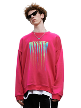 Load image into Gallery viewer, Anxiety Print Long Sleeve Cotton Tee