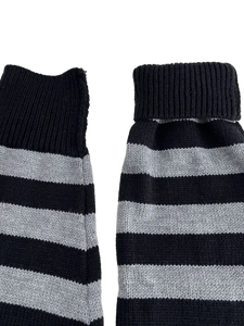Striped Knit Leg Warmers