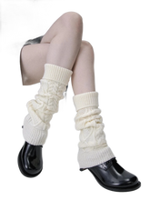Load image into Gallery viewer, Chunky Weave Leg Warmers