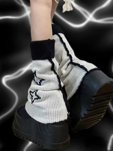 Load image into Gallery viewer, Kawaii Punk Knit Leg Warmers