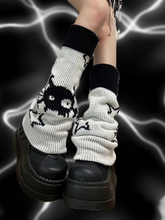 Load image into Gallery viewer, Kawaii Punk Knit Leg Warmers