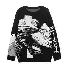 Load image into Gallery viewer, Death Note Aesthetic Knit Sweater