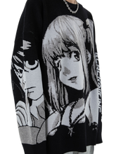 Load image into Gallery viewer, Death Note Aesthetic Knit Sweater