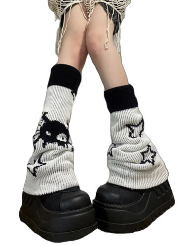 Kawaii Punk Knit Leg Warmers