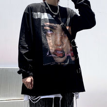 Load image into Gallery viewer, Surreal Reality Long Sleeve Cotton Tee - DYSTOPIɅN ™️ | Dystopian Streetwear