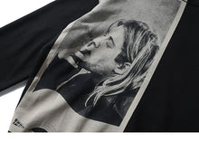 Load image into Gallery viewer, Kurt Cobain Tribute Oversized Cotton Hoodie - DYSTOPIɅN ™️ | Dystopian Streetwear