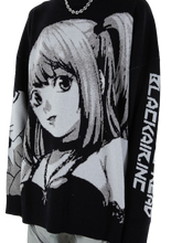 Load image into Gallery viewer, Death Note Aesthetic Knit Sweater