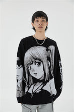 Load image into Gallery viewer, Death Note Aesthetic Knit Sweater - DYSTOPIɅN ™️ | Dystopian Streetwear