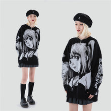 Load image into Gallery viewer, Death Note Aesthetic Knit Sweater - DYSTOPIɅN ™️ | Dystopian Streetwear