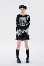 Load image into Gallery viewer, Death Note Aesthetic Knit Sweater - DYSTOPIɅN ™️ | Dystopian Streetwear