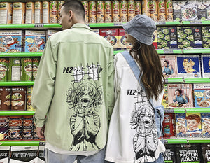 Himiko Toga Long Sleeve Button Up - DYSTOPIɅN ™️ | Dystopian Streetwear