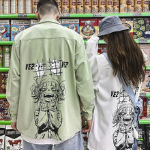 Load image into Gallery viewer, Himiko Toga Long Sleeve Button Up - DYSTOPIɅN ™️ | Dystopian Streetwear
